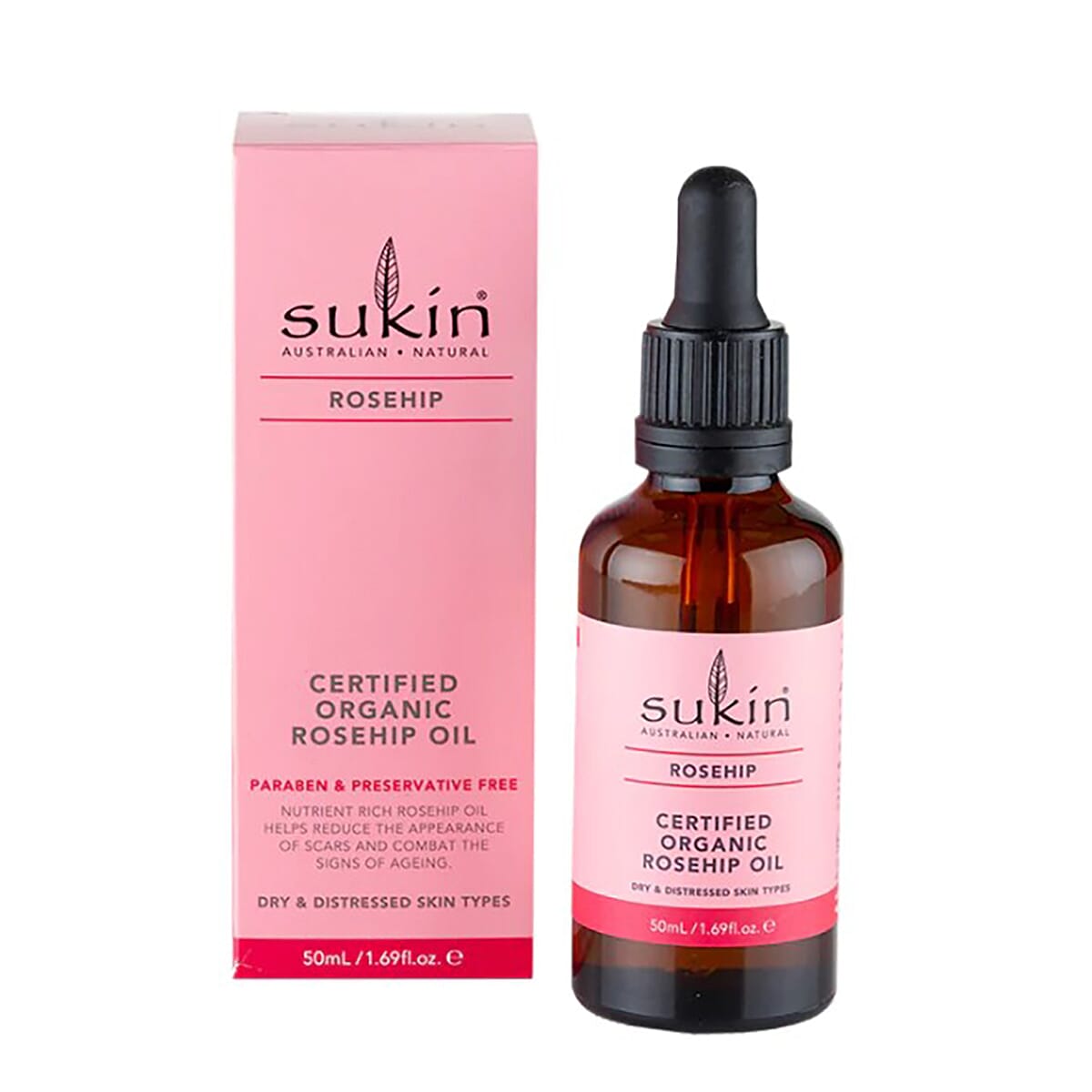 Sukin- Certified Organic Rosehip Oil - 50ml