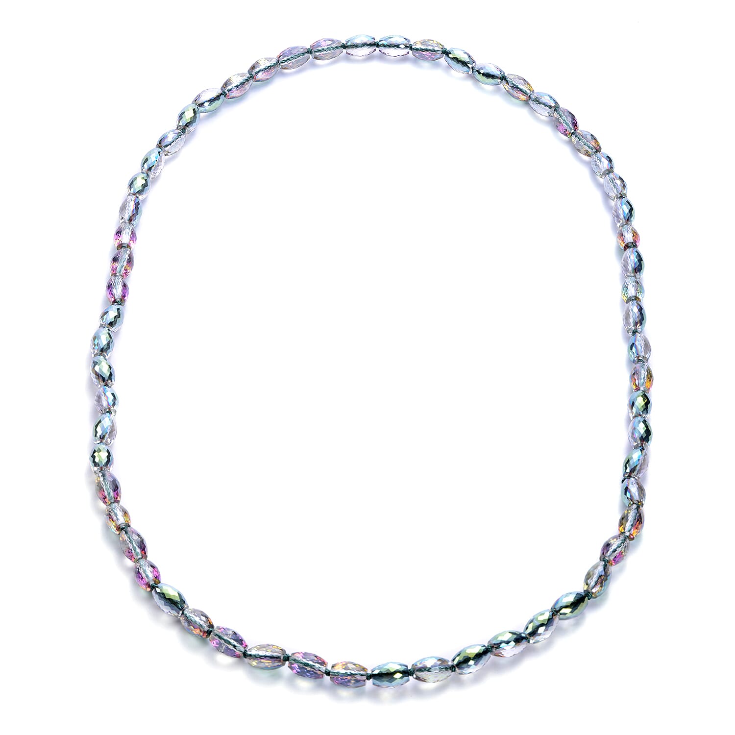 Simulated Mystic Topaz Necklace (Size 30)