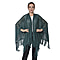 Hollow Out Knit Kimono with Tassels (60x125+10cm) - Green