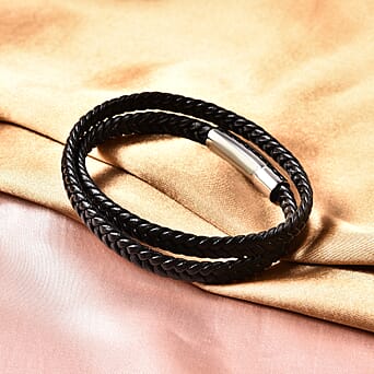 https://tjcuk.sirv.com/Products/60/2/6020727/Braided-Microfibre-Leather-Bracelet-with-Magnetic-Lock-in-Stainless-St_6020727.jpg?w=342&h=342