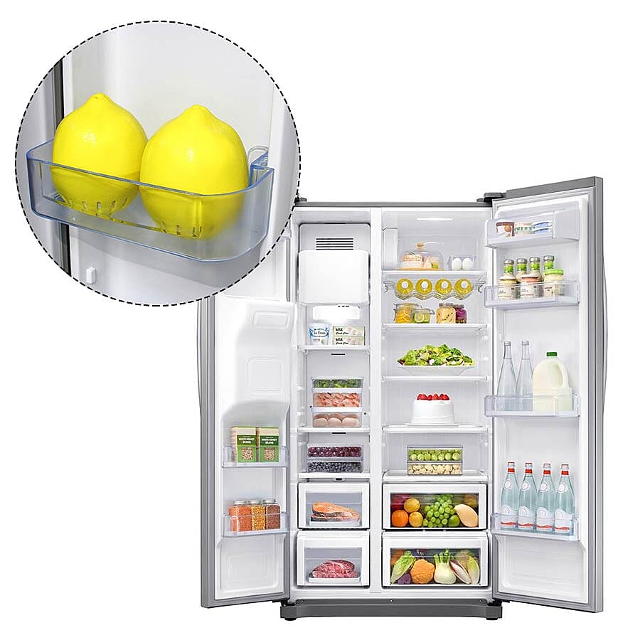 Set of 2 - HomeSmart Lemon Shaped Refrigerator Deodorizer
