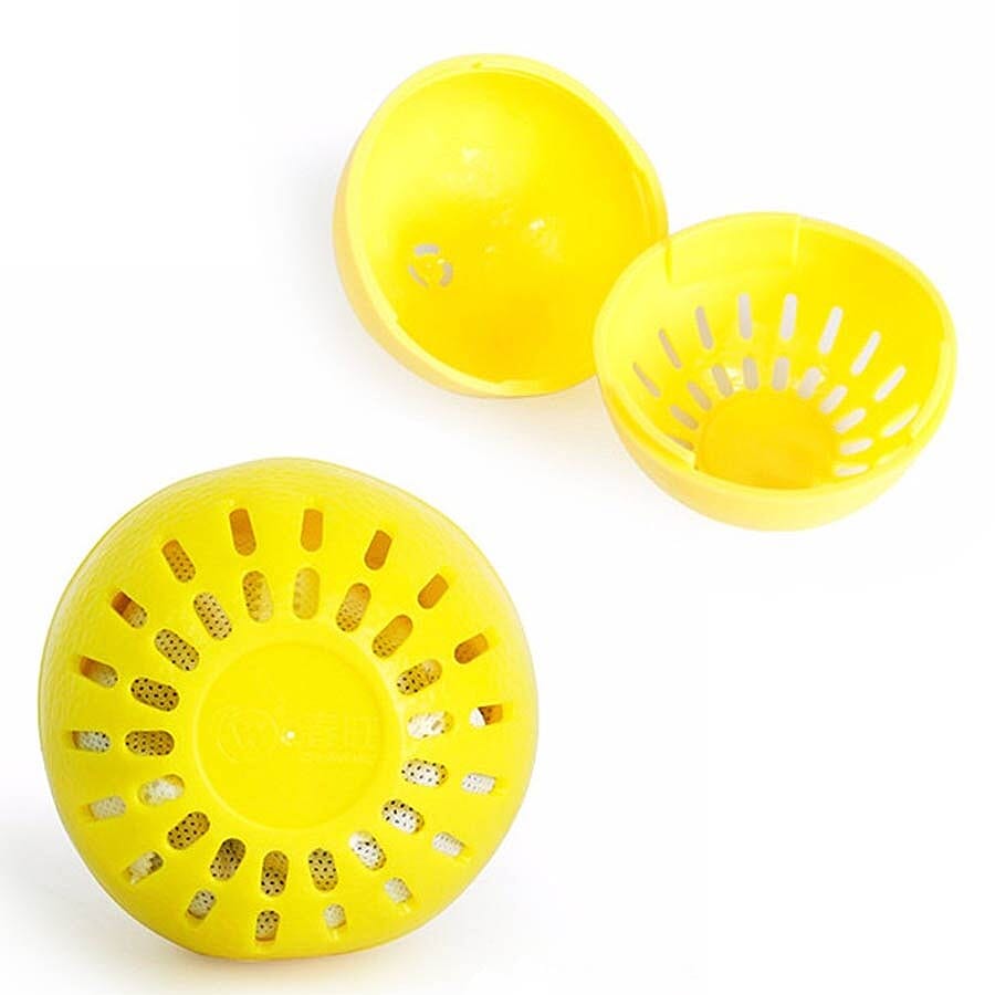 Set of 2 - HomeSmart Lemon Shaped Refrigerator Deodorizer