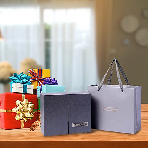 The 5th Season - 150ml Reed Diffuser Air Freshener in Gift Box with Artificial Flower - Teal Green (Grasse Amorous Fragrance)