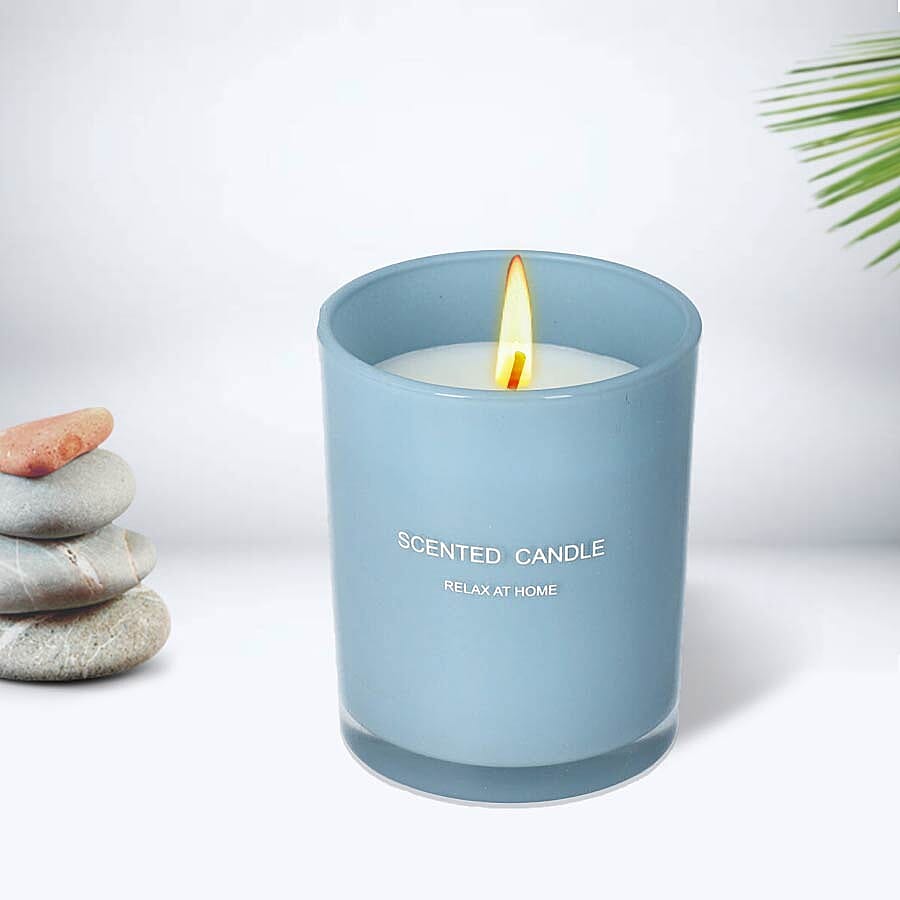 The 5th Season - Gift Box Set of Scented Candle and Diffuser - Blue