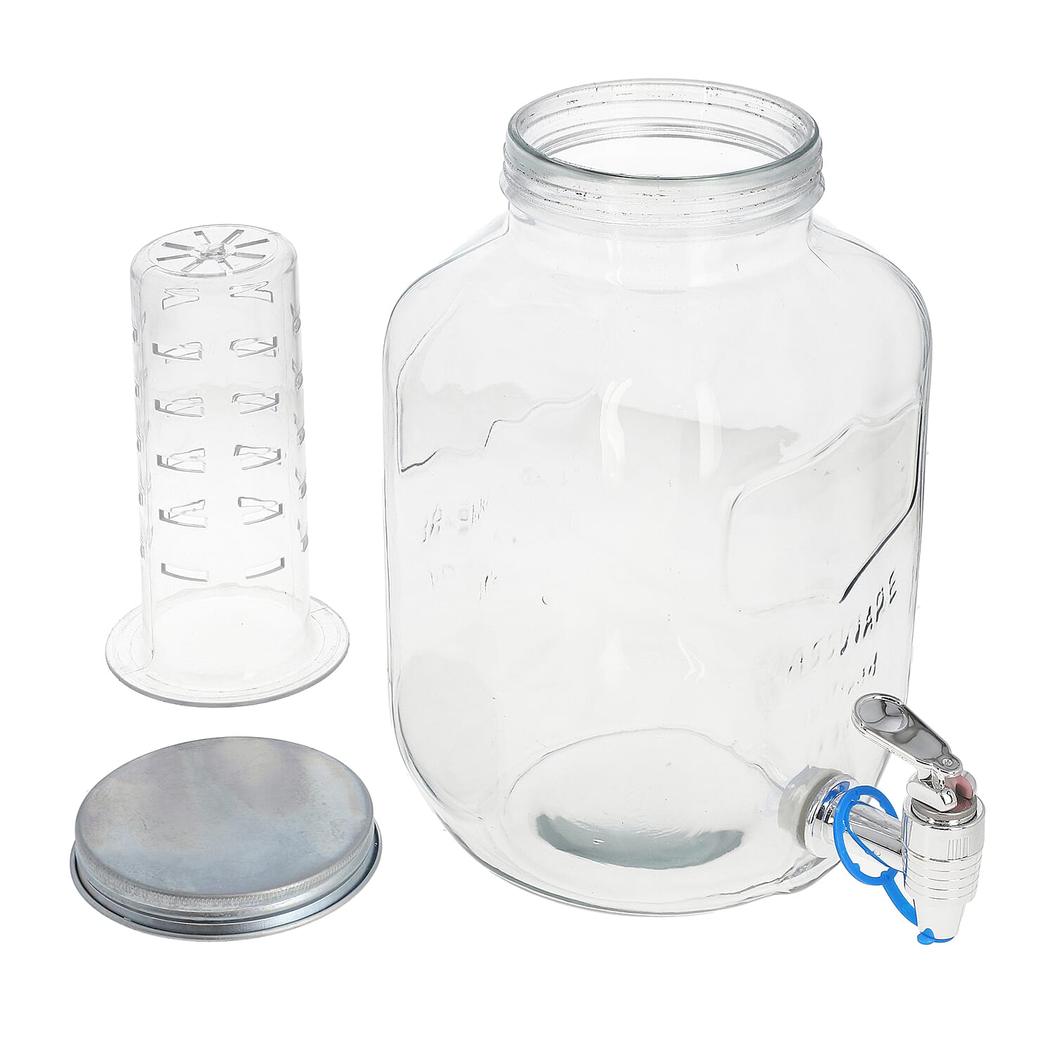 Glass Drinks Dispenser (Capacity 5 Liters)