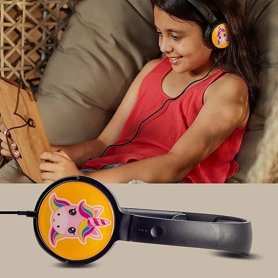 Groov-e EarMOJIs Stereo Headphones - Unicorn
