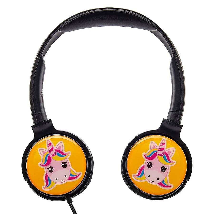 Groov-e EarMOJIs Stereo Headphones - Unicorn