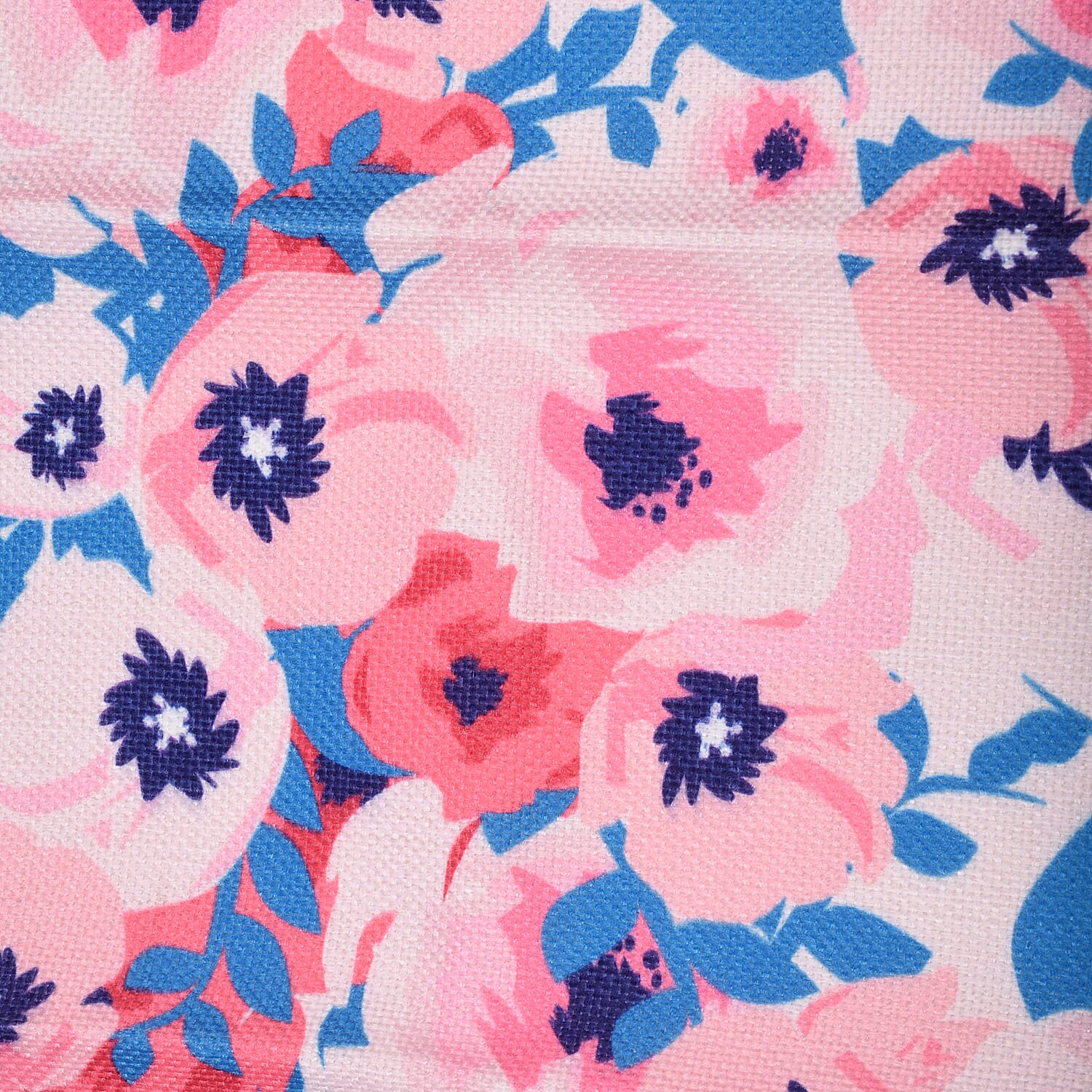 Set of 4 - Waterproof Floral Pattern Kitchen Placemat (Size 41x29Cm) - Pink and Multi