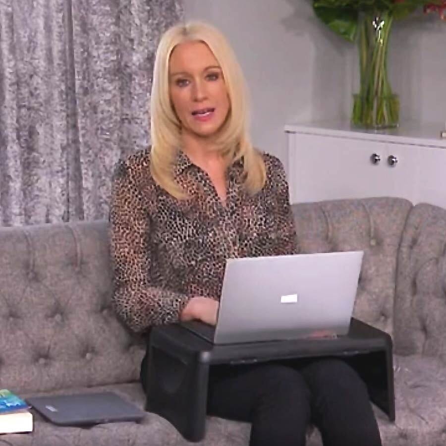 Folding Lap Desk with Storage (44.5x28x6cm) - Black