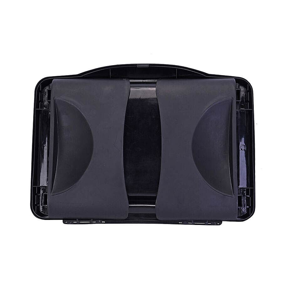 Folding Lap Desk with Storage (44.5x28x6cm) - Black