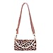 Sencillez Zebra Pattern 100% Genuine Leather Barrel Crossbody Bag (Size 21x10x10cm) in White & Black
