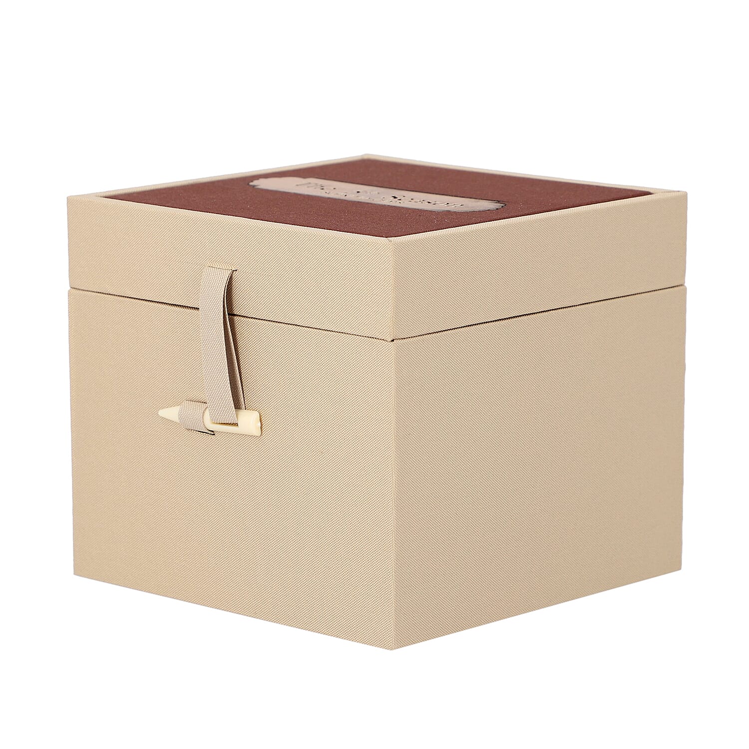 The 5th Season Candle Cups with Crystal and Wooden Box - Purple