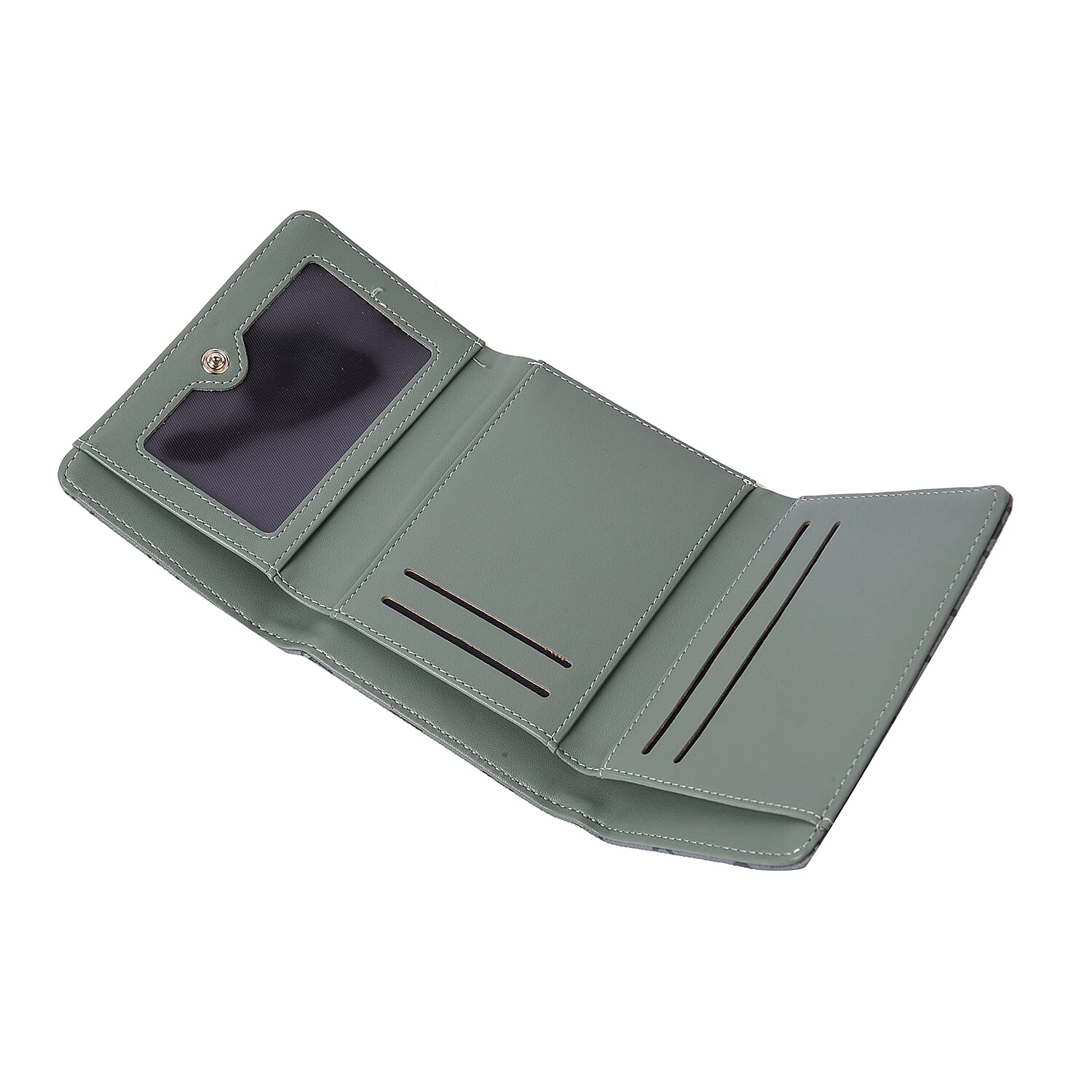LOCK SOUL Three-Fold RFID Wallet - Green