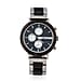 Botanica Coleus Sandalwood Wood and Stainless Steel Watch - Black and Grey