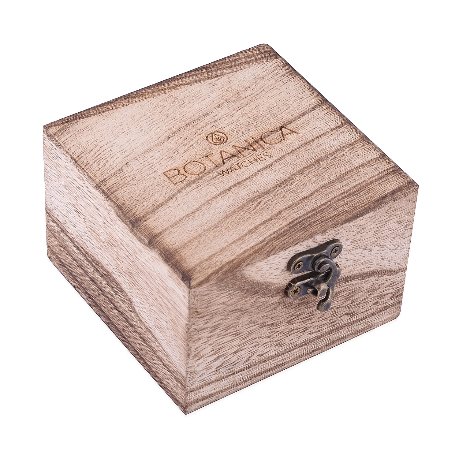 Botanica Dahlia Zebrano Wood Miyota Movement Watch - Black and Brown