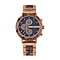 Botanica Goldthorn Zebrano Wood and Stainless Steel Watch - Rose