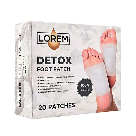 Back By Popular Demand - Lorem Foot Patches - Pack of 20