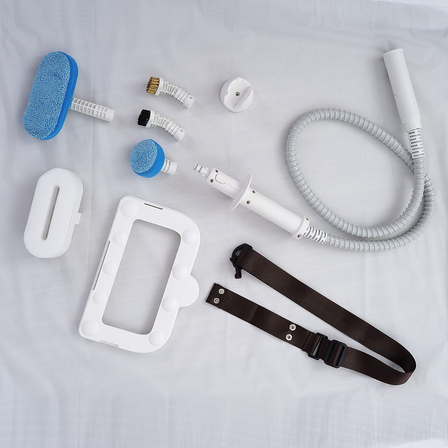 HOMESMART 6  in 1 Multipurpose Steam Mop (Size 25.1x14.6x113cm) - White