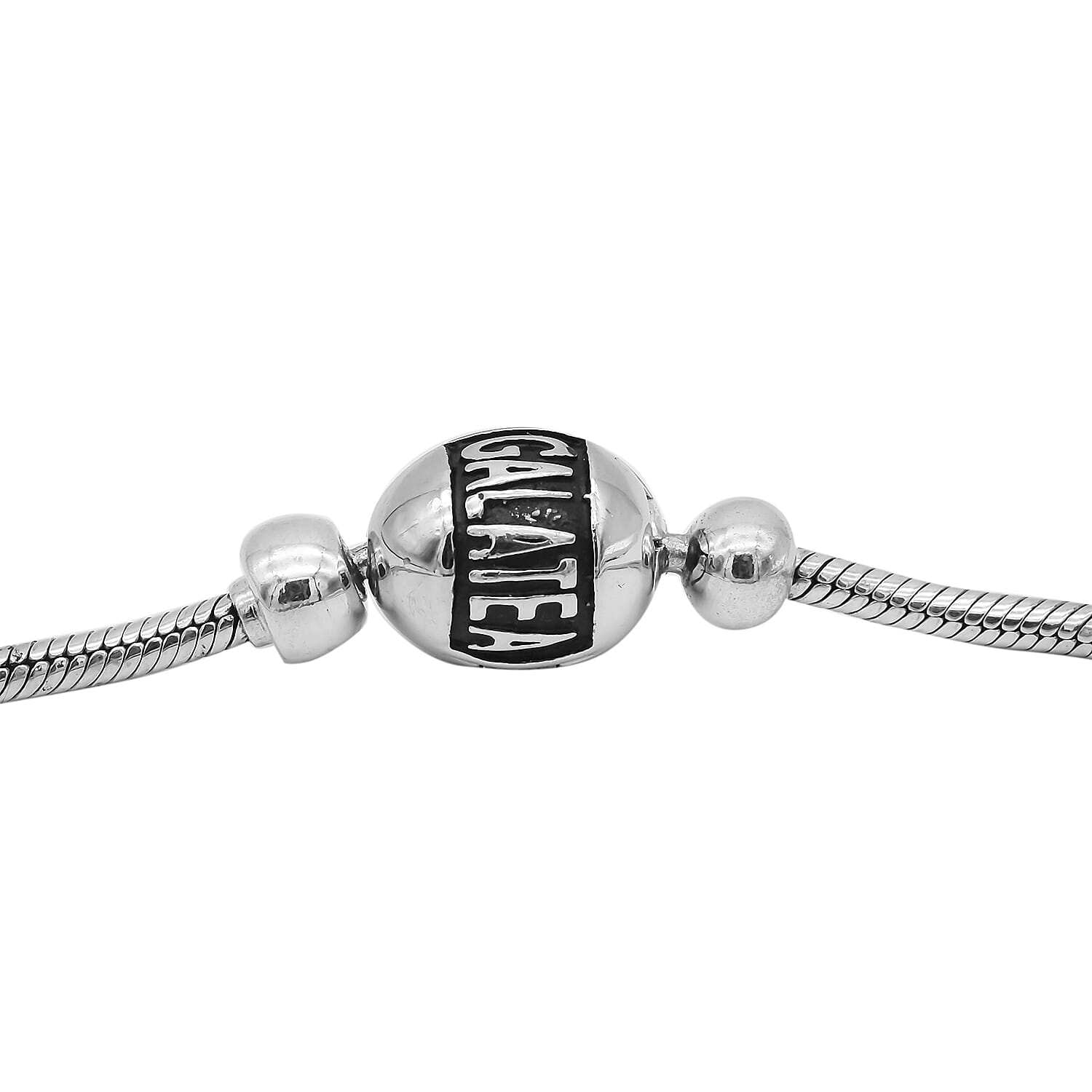 Galatea Pearl - Tahiti Pearl Queen Bead Necklace (Size 18) with lock in Sterling Silver