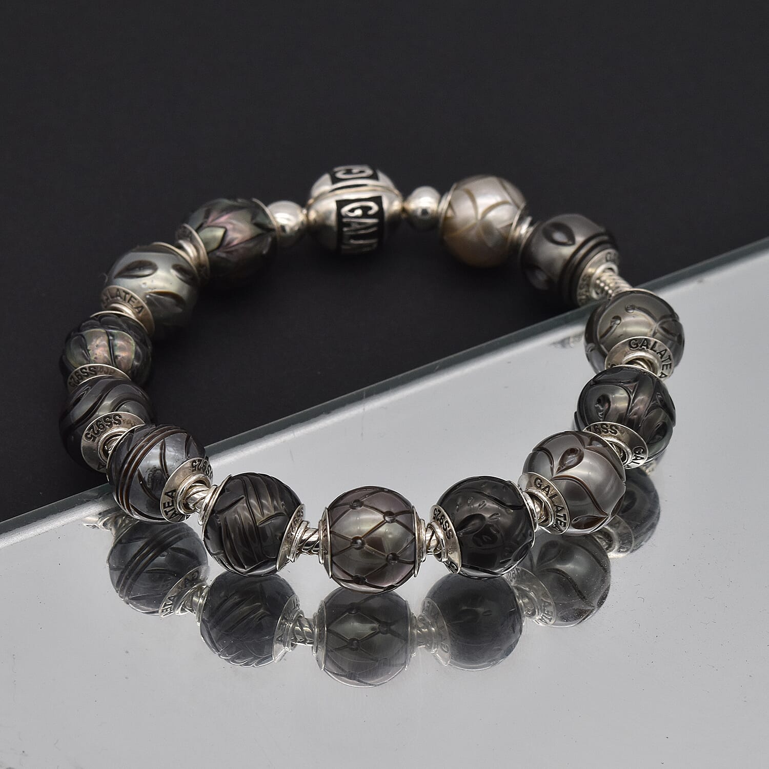 Galatea Pearl - Tahiti Pearl Queen Bracelet (Size 7) in Sterling Silver