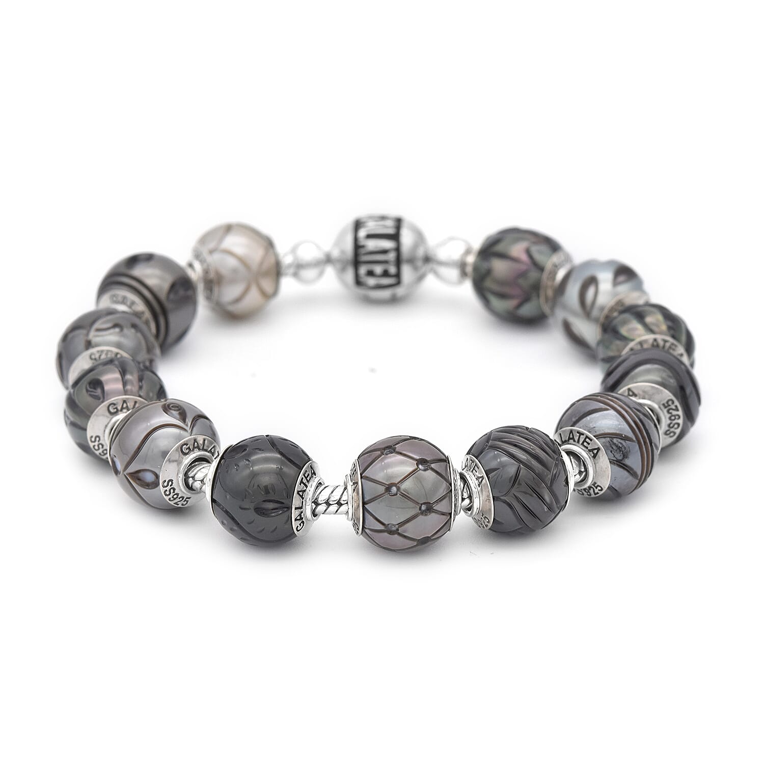 Galatea Pearl - Tahiti Pearl Queen Bracelet (Size 7) in Sterling Silver