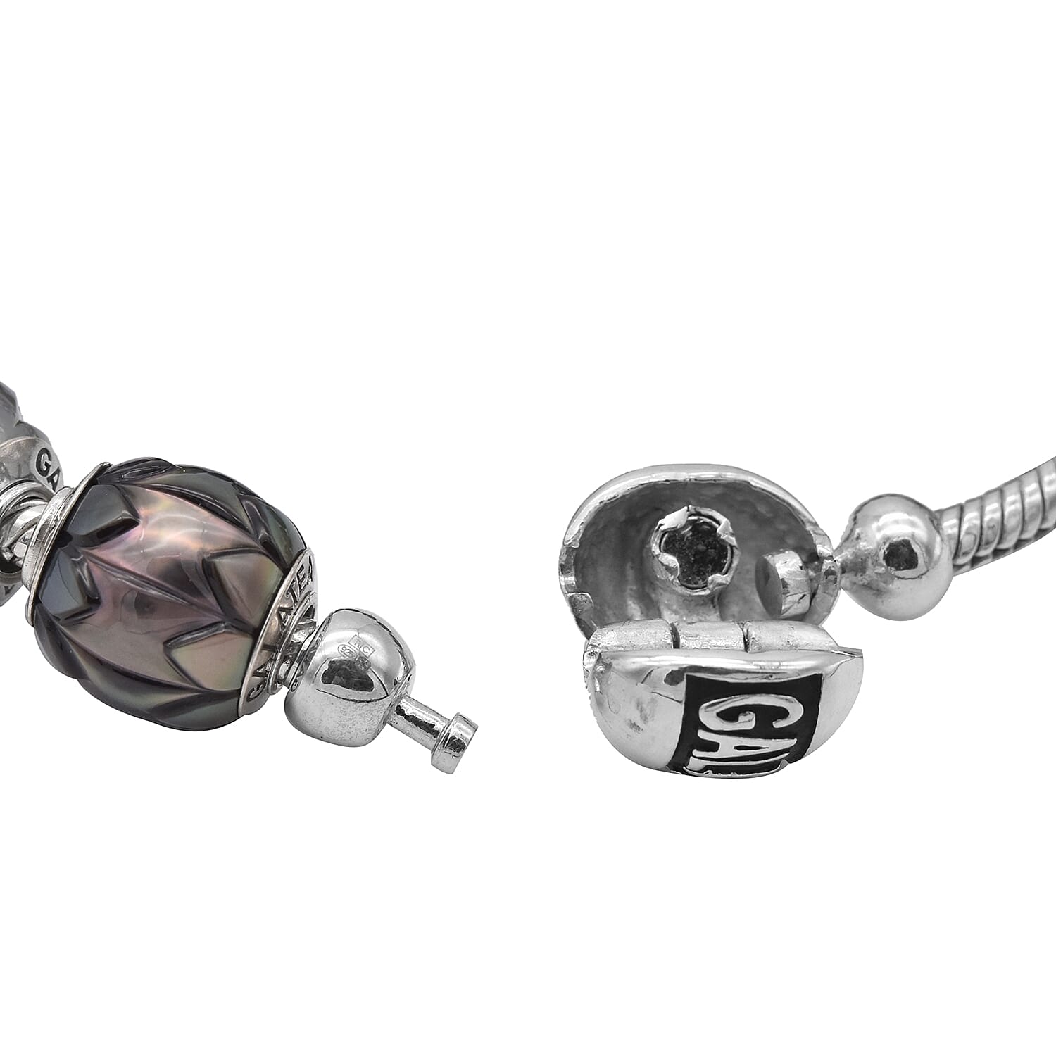 Galatea Pearl - Tahiti Pearl Queen Bracelet (Size 7) in Sterling Silver