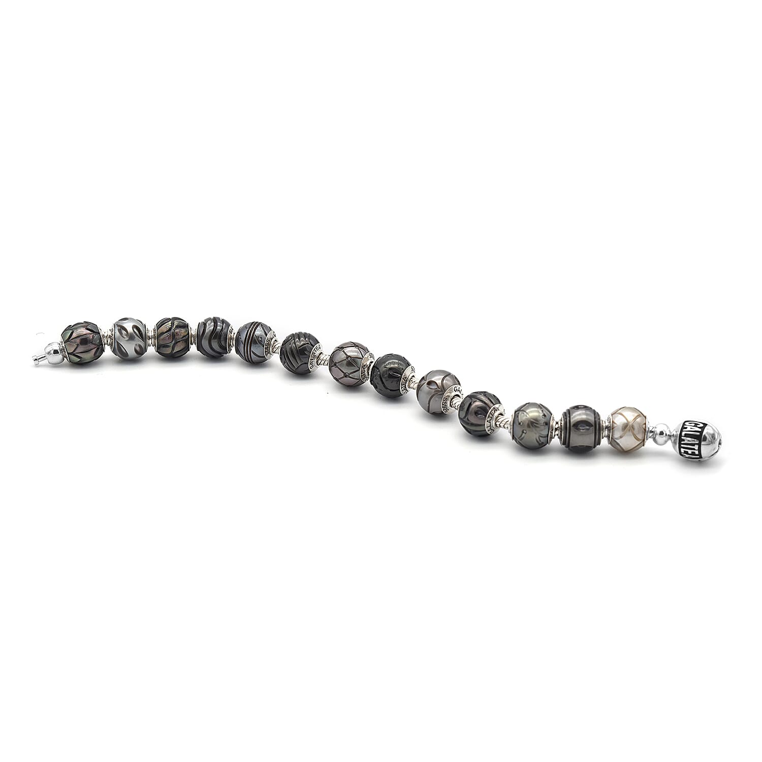Galatea Pearl - Tahiti Pearl Queen Bracelet (Size 7) in Sterling Silver