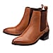 Ravel Tan Snake Saxman Leather Ankle Boots 