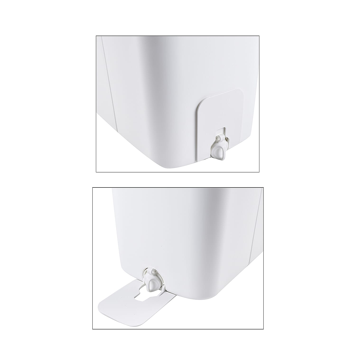 HOMESMART Sponge Head Mop with Dual Tank Bucket in White and Beige Colour (Size 141.5x33cm)