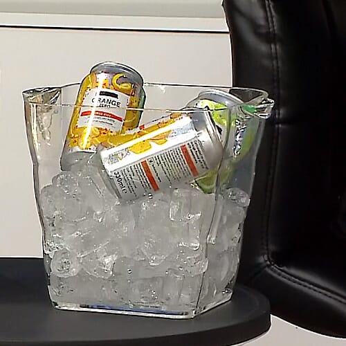5L Square Ice Bucket (Size:24.5x20.5x20cm)