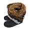 Women Faux Fur Lined Winter Warm Snow Ankle Boots- Black