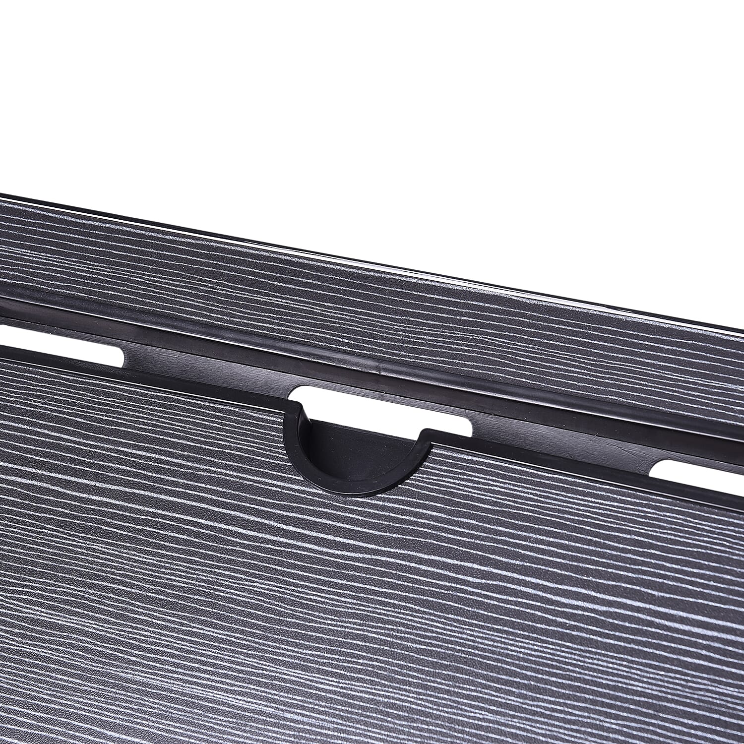 Multi-function Folding Table with a Cup Holder (Size:27x59.5x36.5Cm) - Black