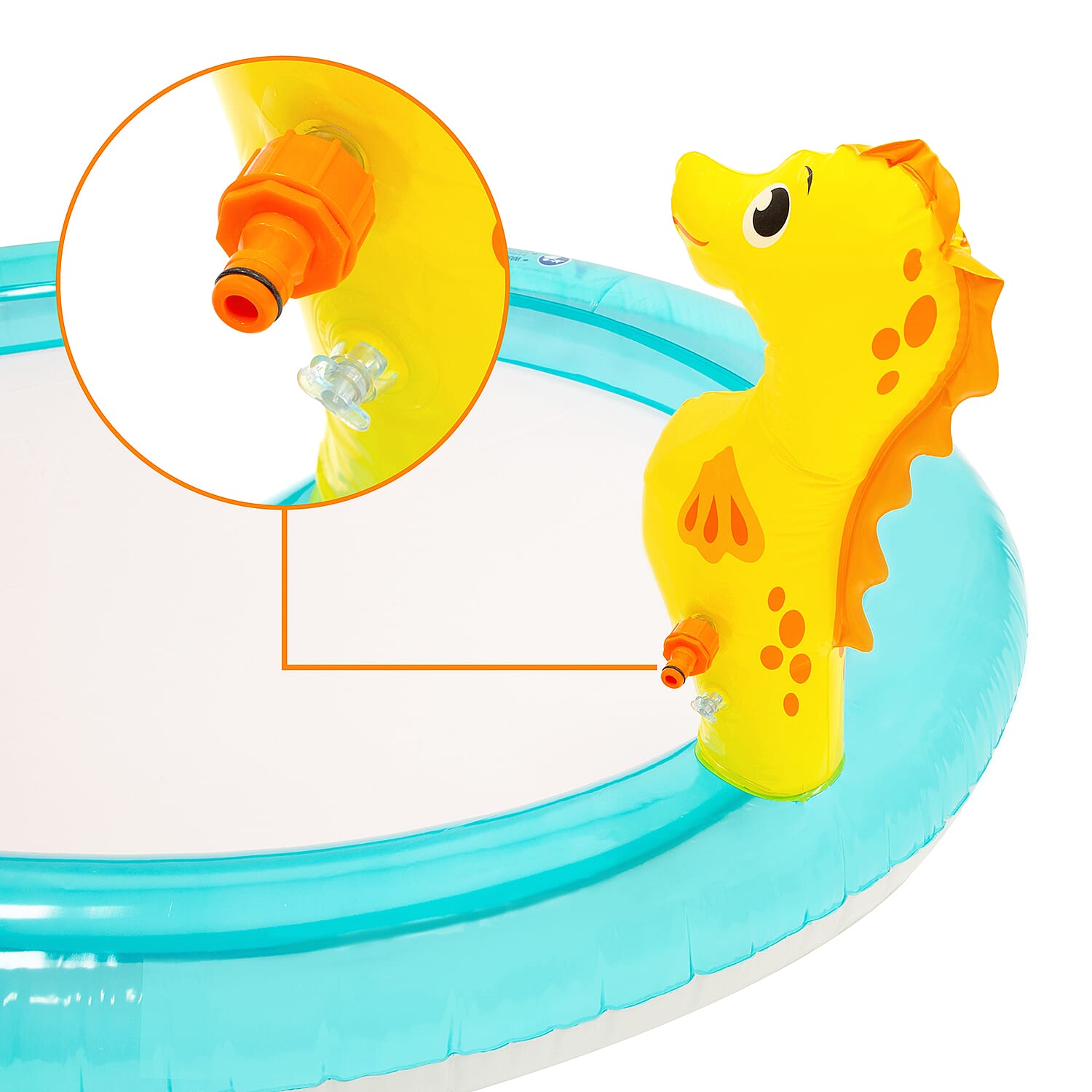 Sun Club 2M Sea Animal Play Pool with Water Spray