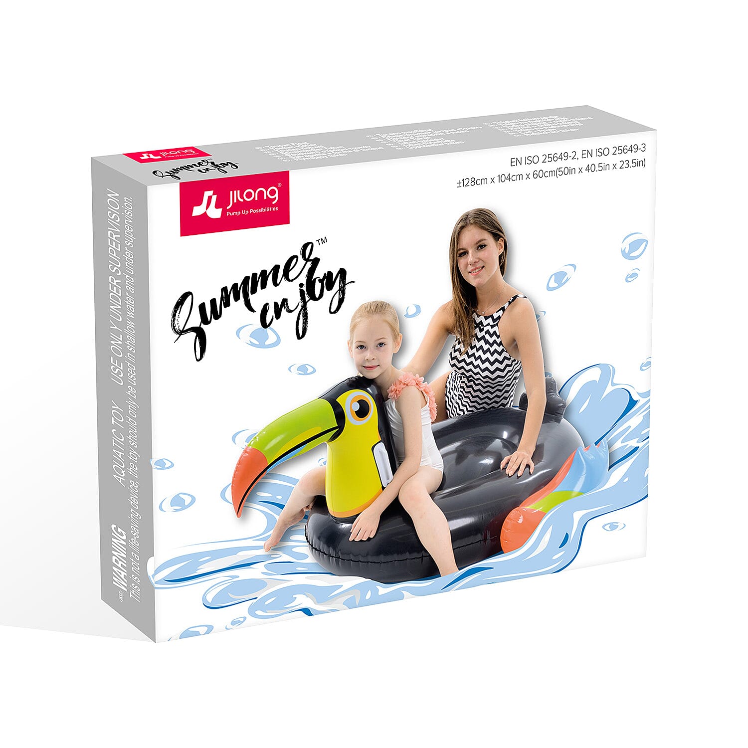 Inflatable Toucan Pool Float- Black