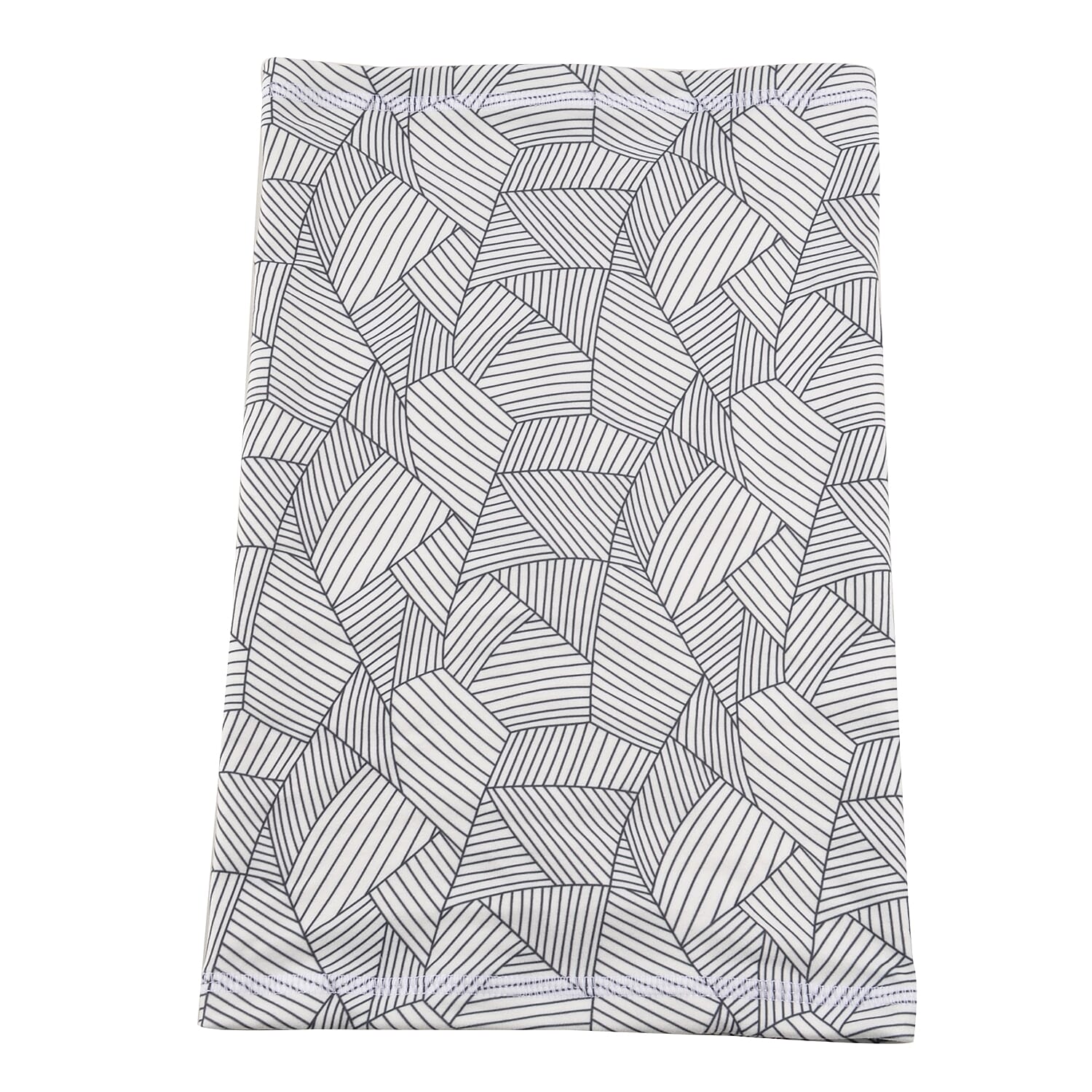 Termin8 Reusable & Lightweight Snood Face Covering - Grey Geometric