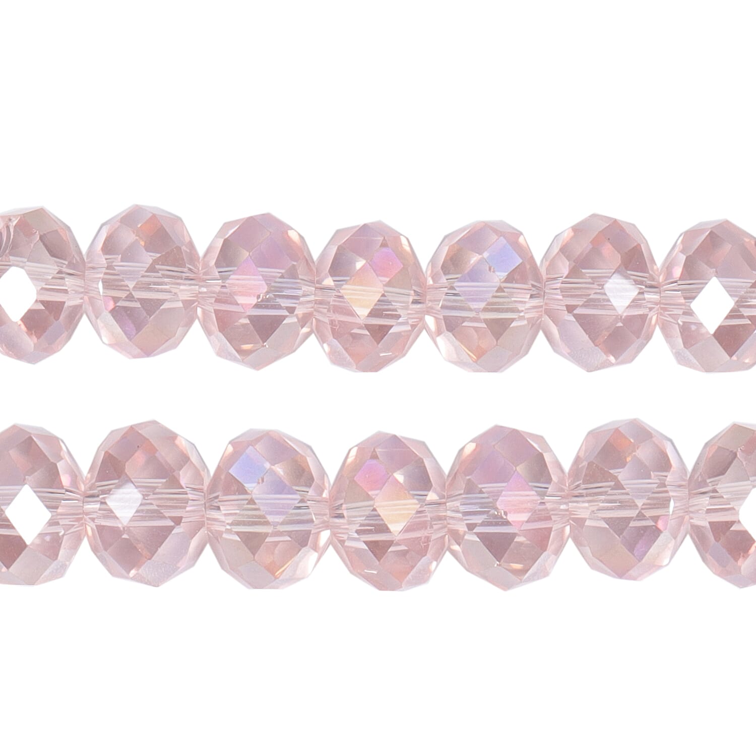 Pink Shell Pearl and Multi Gemstone Necklace (Size 60)