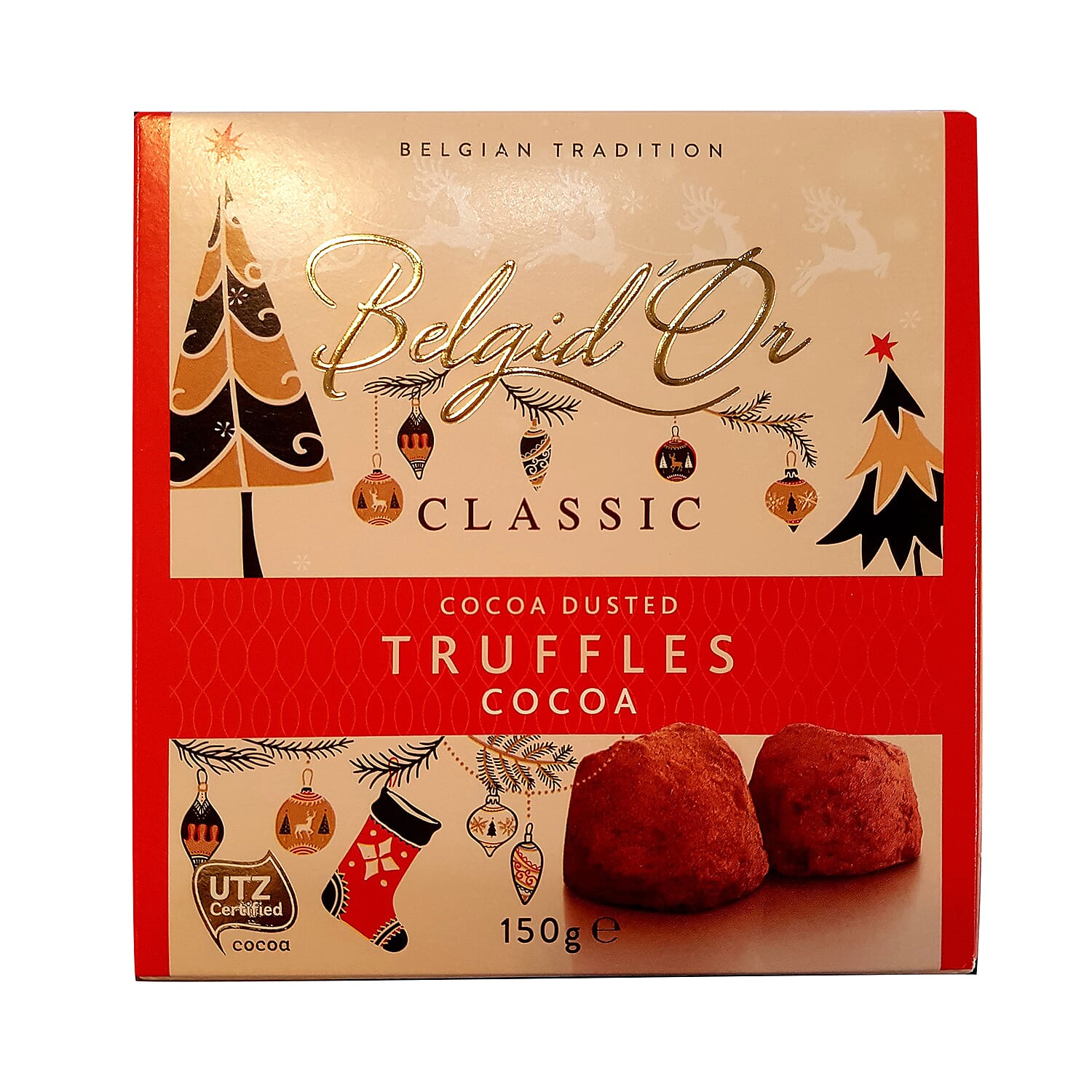 Develdas Luxury Cocoa Dusted Truffles 150g