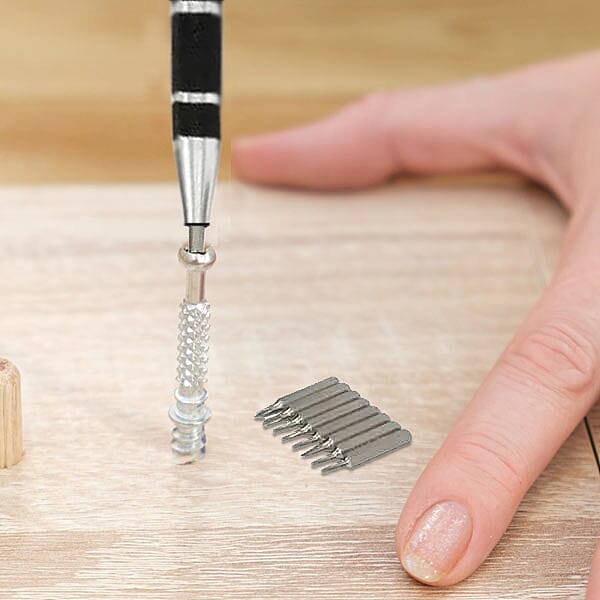 ROLSON 6 LED Magnifier (x2.5 Magnification) & 9-in-1 Precision Screwdriver