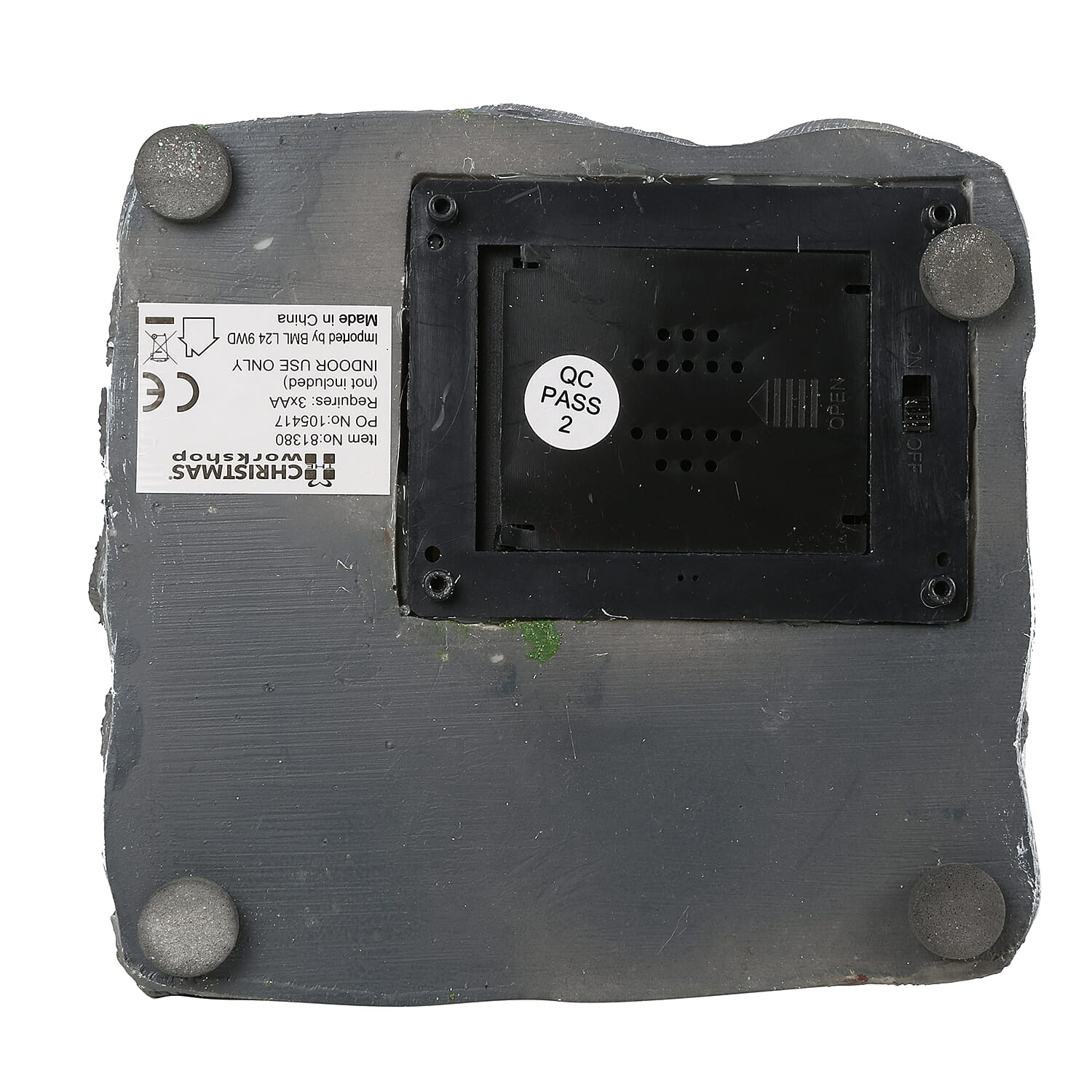 LED Christmas Scene with Revolving Kids (Size 20x14cm)