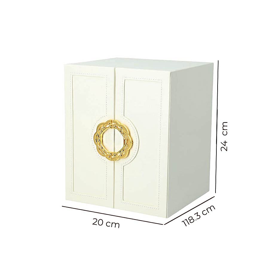 Five-Layer Jewellery Wardrobes  (Size 20x18.3x24cm) w in Cream