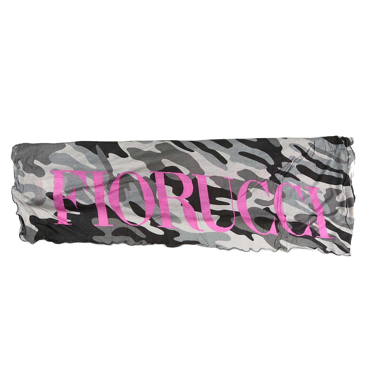 FIORUCCI Military Print Scarf in Grey & Black Colour (Size 180x60cm)