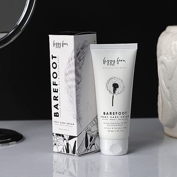 Fizzy Fern, Barefoot- Foot Cream with Turmeric, Clove Oil & Neem Oil