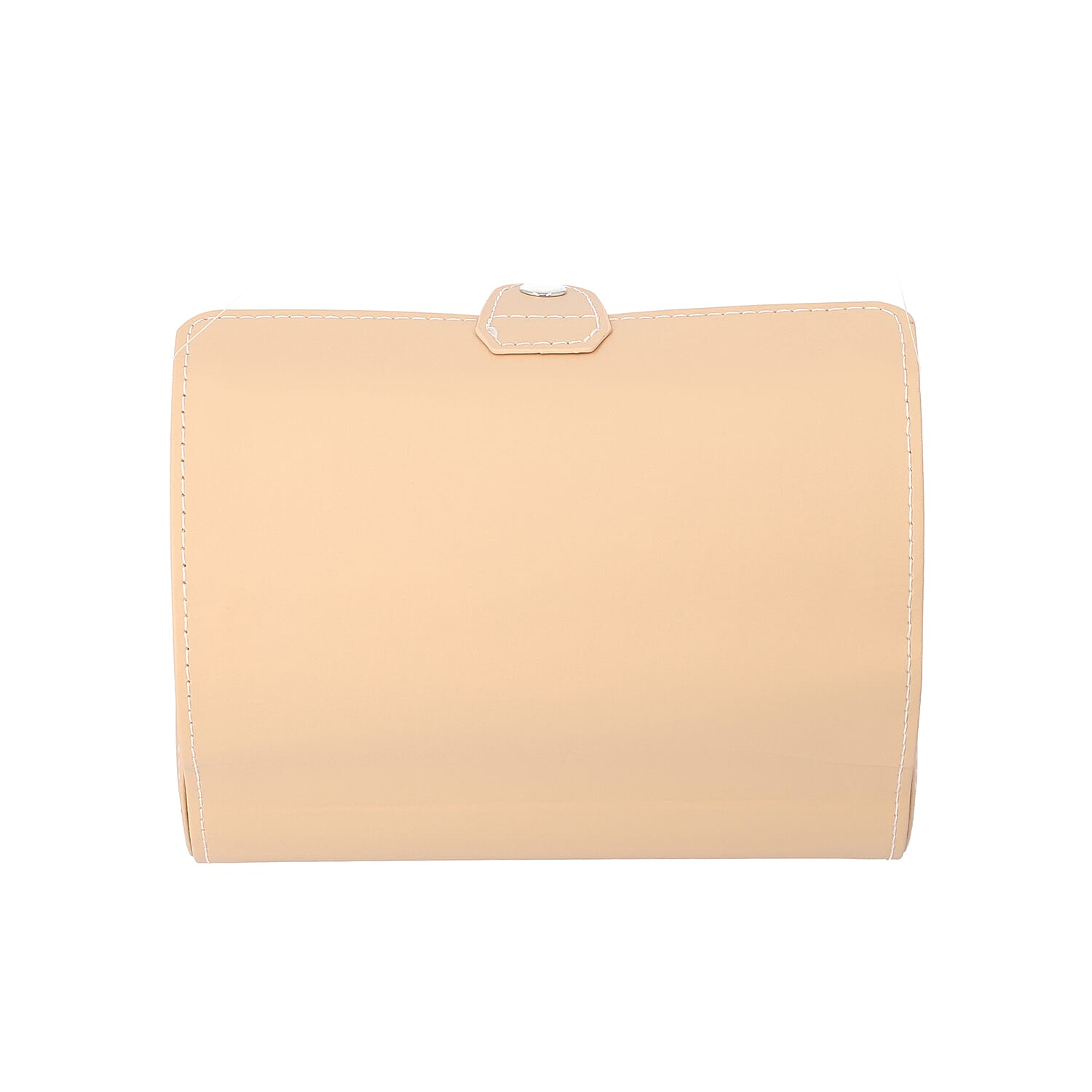 Unique Roll Style Watch and Jewellery Storage Box (Size 9x19.5cm) - Peach