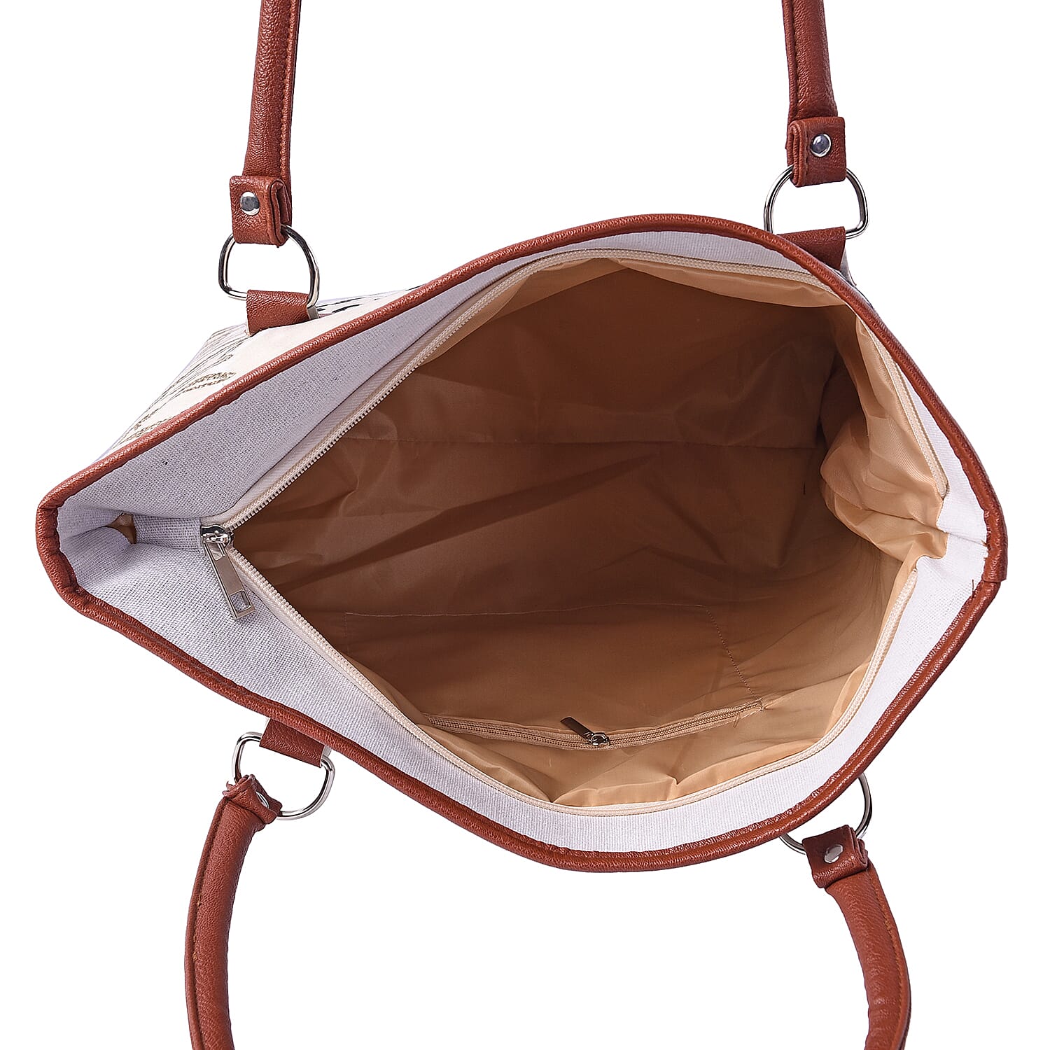 Yellow Leopard Print Tote Bag (42x11x36cm)