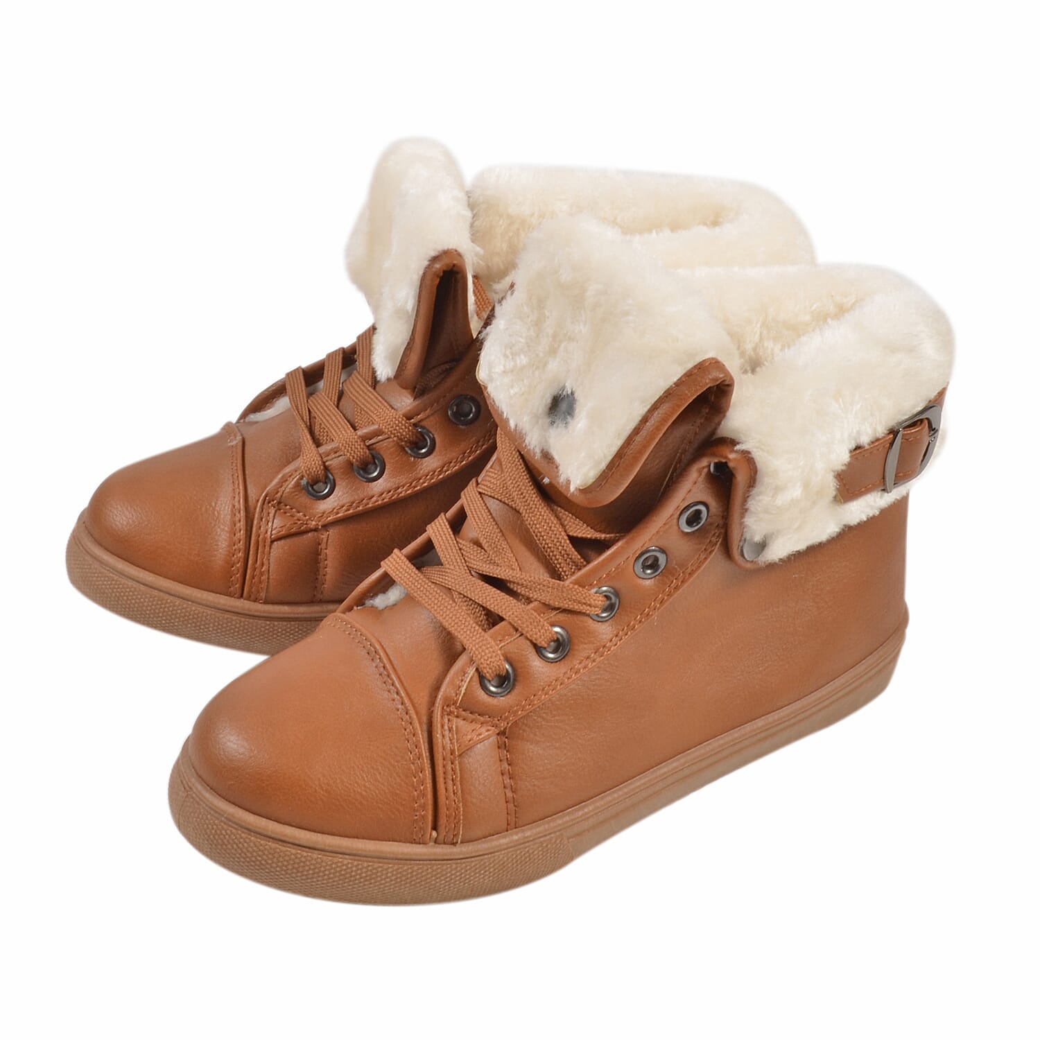 Fur lined store winter ankle boots