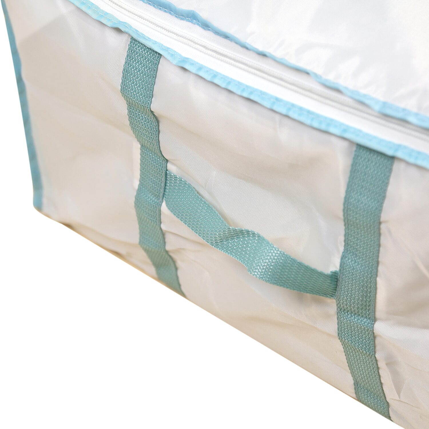 Homesmart Storage Bag in White & Blue (Size 65x50x27cm)