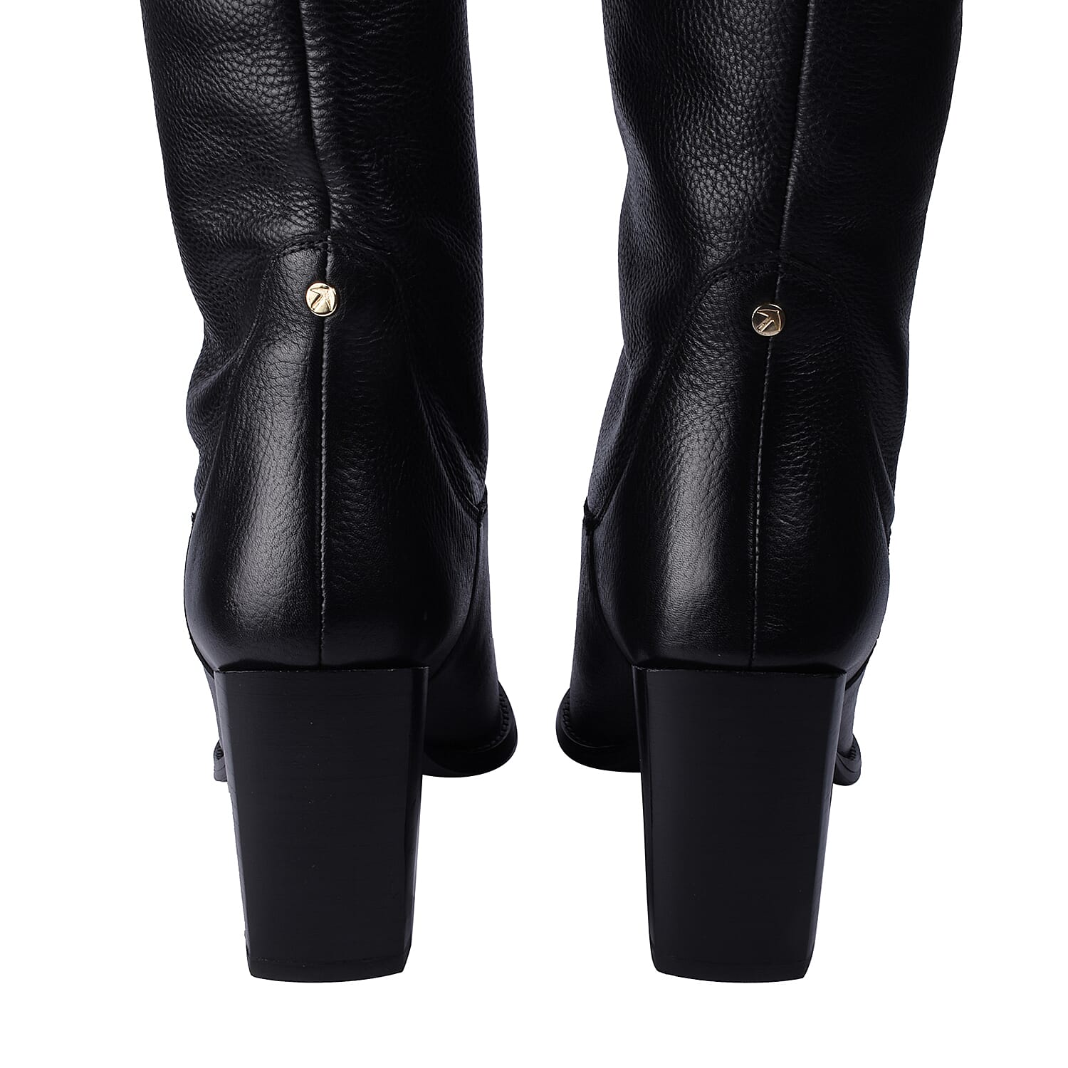 Ravel Lumsden Knee-High Leather Boots (Size 3) - Black