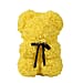 MP Lovely Rose Flower Bear with Bow Tie - Yellow