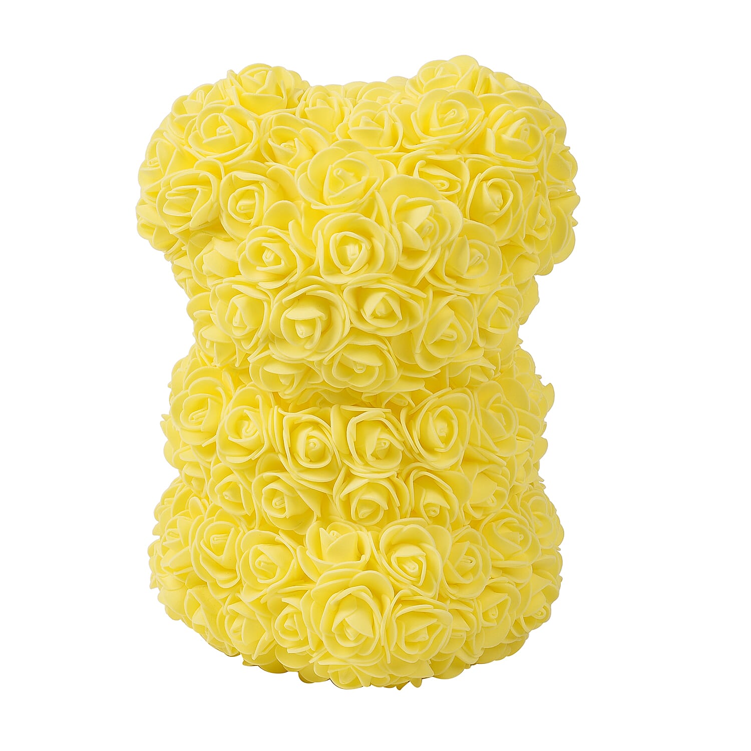 MP Lovely Rose Flower Bear with Bow Tie - Yellow