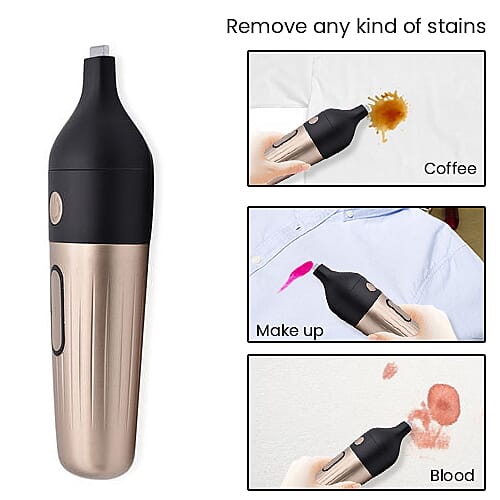 Homesmart Portable Ultrasonic Stain Remover Pen in Golden Colour